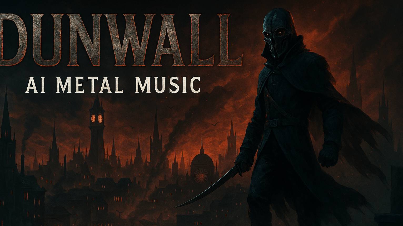 Gothic Metal AI Music Video| Дануолл/Dunwall |Тёмный метал из нейросети...