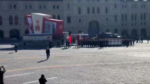 Парадный расчет КНР спел песню "Священная война" на Красной площади: видео