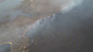 Возле Комсомольска на Амуре пожар