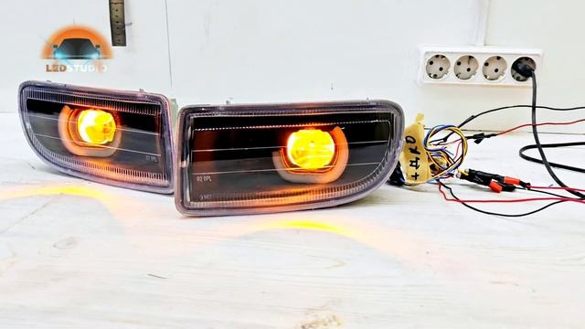 Toyota Land Cruiser 100 фары противотуманные с дхо