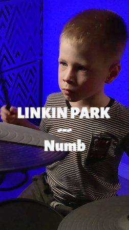 Numb | Кавер | 6-летний барабанщик #drumcover #linkinpark #drums #shorts