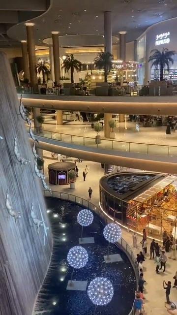 Торговый центр в Дубае, Объединенные Арабские Эмираты смотреть онлайн