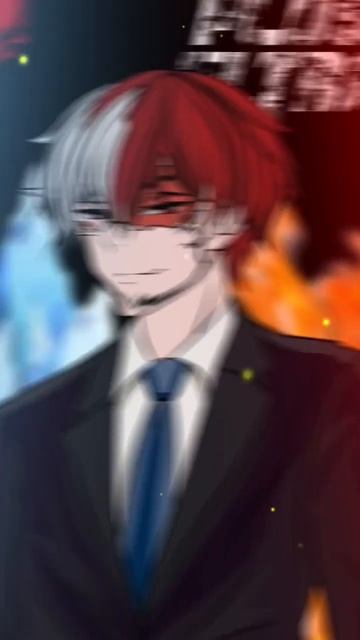 Тодороки Шото #анимация #art #аниме #рисование #мга #тодороки смотреть онлайн