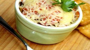 Булгур с помидорами под сыром