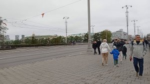 Екатеринбург, центр города- Плотина и пруд на р. Исеть - вечер, 9.05.2025