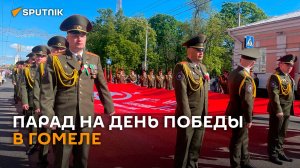 Парад военной техники и авиация: Гомель празднует День Победы