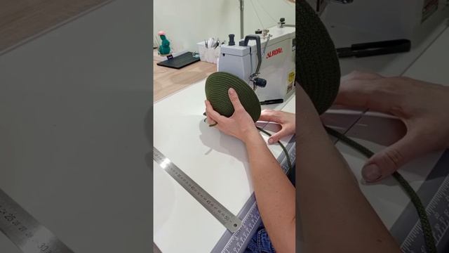 Крышка для корзины из шнура. Декор. Корзина жёлудь. смотреть онлайн