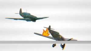 Як7 VS bf109