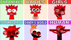 🔥 ВСЕ INCREDIBOX ПЕРСОНАЖИ 🔥 ИЗ PYRAMIXED В ОДНОМ ВИДЕО!!! 📺 | INCREDIBOX SPRUNKI 💥