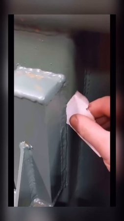 Сварочный шов с браком