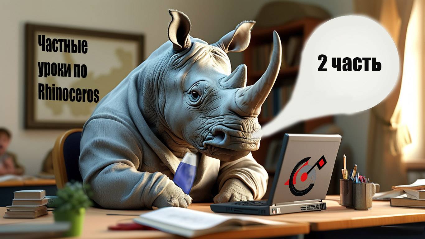Частный урок по Rhinoceros: 2 часть (строим Тюбик для шампуня)