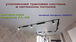 утопленные треки в натяжном потолке