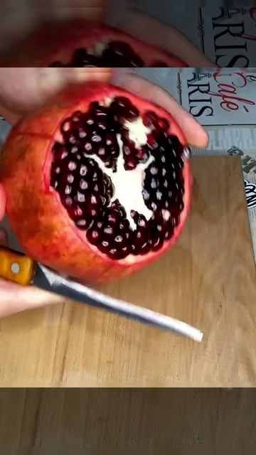 Чистим гранат за 1 минуту смотреть онлайн