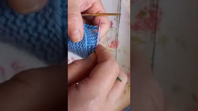 Следики спицами.