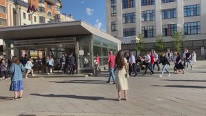 4K.Walking Streets Moscow. Zamoskvorechie.