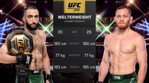 Белал Мухаммад против Джека Делла Маддалены Полный бой - UFC 315