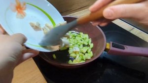 теплый салат с кабачками. фенилкетонурия