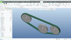 Часть 8. Цикл «Цепи и ремни». Создание ременной передачи