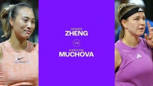 21.07.2024. Циньвэнь Чжэн - Каролина Мухова. WTA Palermo. Qinwen Zheng - Karolina Muchova