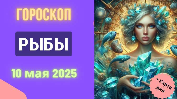♓ 10 МАЯ - ГОРОСКОП НА СЕГОДНЯ ДЛЯ РЫБ: МАГИЯ В КАЖДОМ МГНОВЕНИИ!