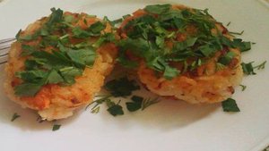 Постные рисовые котлеты