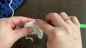 Повязка на голову крючком