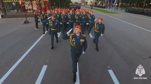 Участие расчета Главного управления МЧС России по Смоленской области в Параде Победы 2025 года