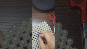 Секреты плетение сумки из бусин! Учимся прятать концы лески