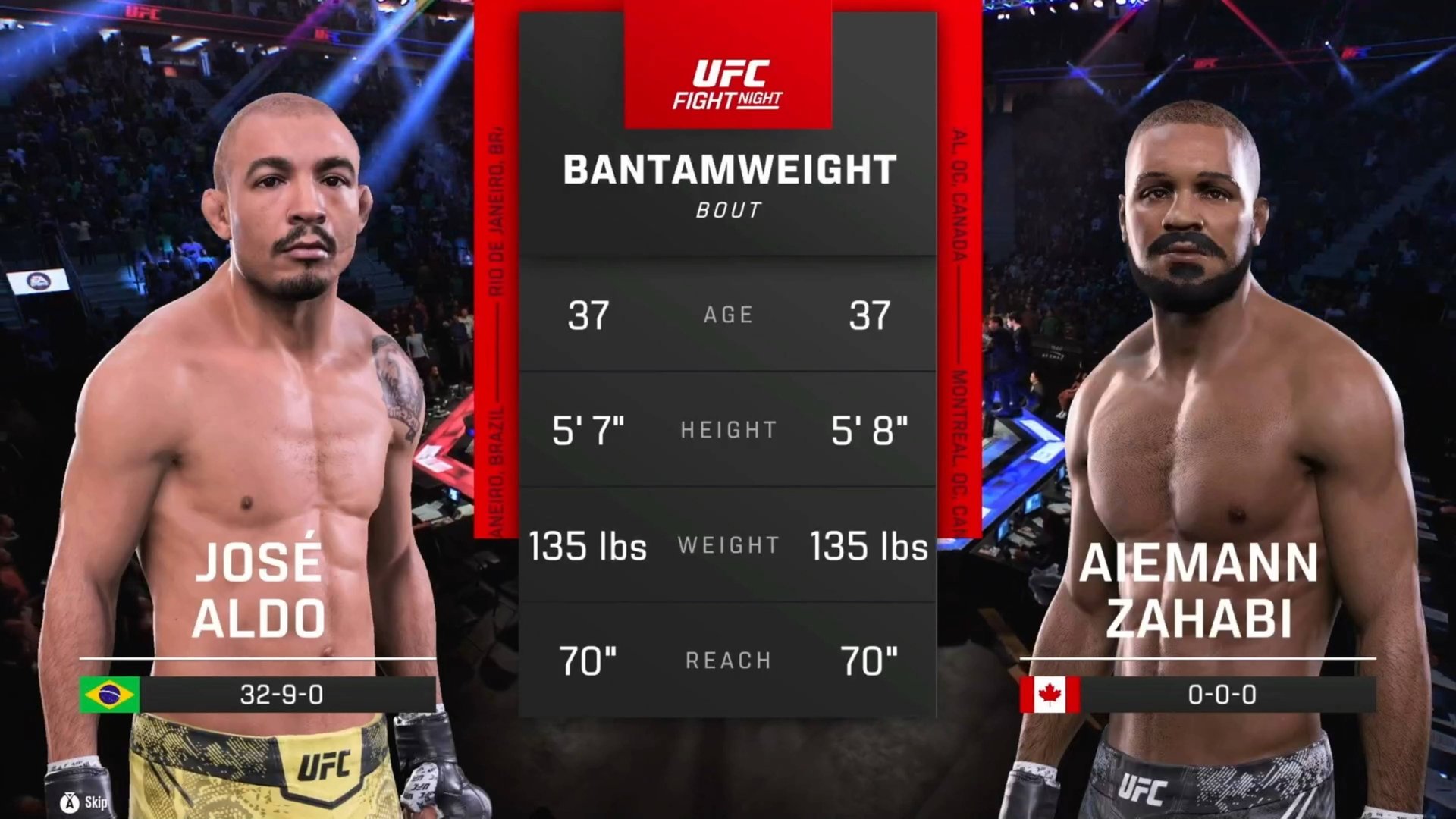 Жозе Альдо VS Айманн Захаби смотреть онлайн