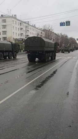 РВСН перед парадом в Нижнем Тагиле 9 мая 2025 года