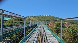 Электро сани на острове Винперл Vinperl,  дорога на гору, очередь в 30мин. это недолго...Нячанг.