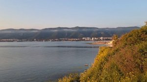 Выехал прокатиться на велосипеде на набережную Геленджика.