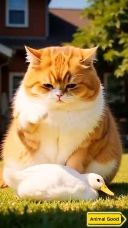 Episode 19 Orange Cat Eats Roast Duck Today #собаки #кошки #приколы