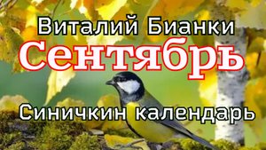 Сентябрь "Синичкин календарь" Виталий Бианки. Аудиорассказ с картинками
