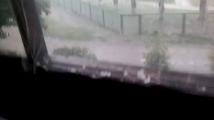 Тольятти.Самарская.Сильнейший дождь с Градом.