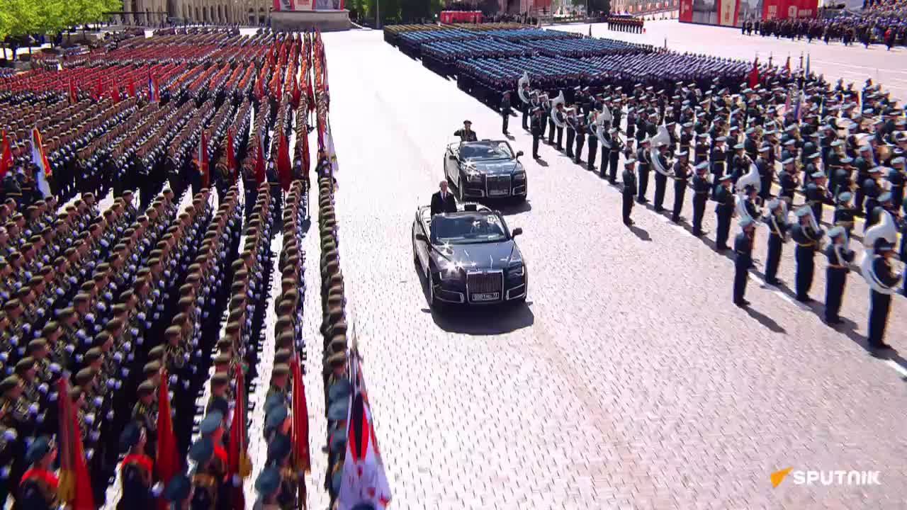 Парад Победы в Москве. Прямая трансляция с Красной площади