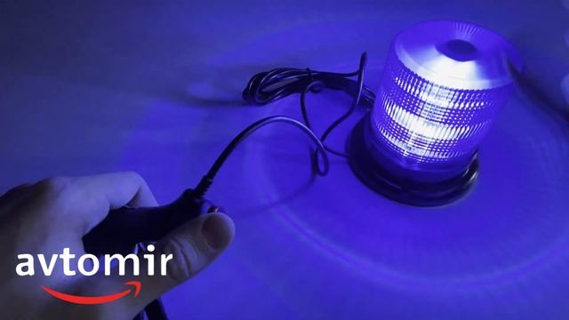 Обзор на автомобильный Led стробоскоп мигалка синего ц? смотреть онлайн