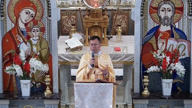 05.08.24 Понеділок. 13:00 - Божественна Літургія з трансляцією на "Радіо Марія". смотреть онлайн