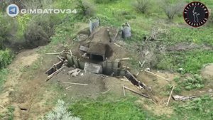 Штурм крайне прочного укрепа и бункера ВСУ.