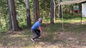 Тент-маркиза для автотуризма. Awning awning for caravan tourism.