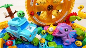 ИГРУШКИ ГОРКИ ДИНОЗАВРИКИ КОНСТРУКТОР ДЛЯ ДЕТЕЙ МУЛЬТИКИ ВИДЕО ДЕТСКИЙ КАНАЛ ИГРАЛКИ-ЗАЛИПАЛКИ