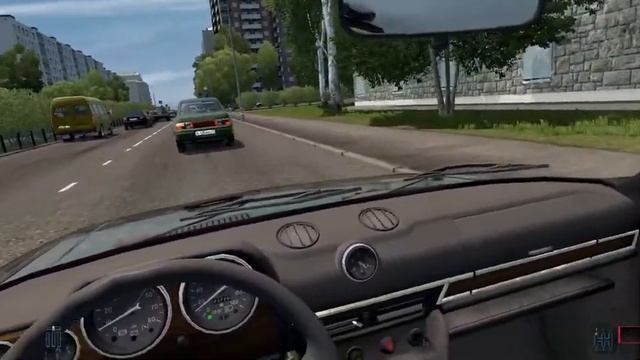 Учимся водить в VR | City Car Driving