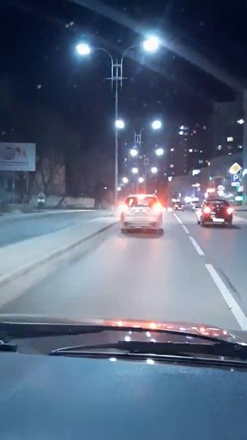 Дороги ночного Пятигорск. едем по городу смотреть онлайн