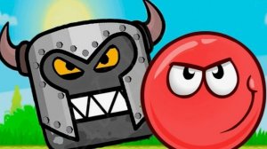 Красный Шарик,  красный Несносный Шарик,  Красныч Игра.  мультики для детей.  Красный колобок