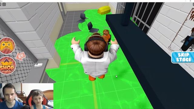 ПЫТАЕМСЯ СБЕЖАТЬ ИЗ ТЮРЬМЫ В ROBLOX Ч 1 - ESCAPE FROM PRISON - BeLovedFamilyTV смотреть онлайн