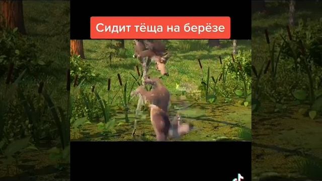 песня СИДИТ ТЕЩА НА БЕРЕЗЕ смотреть онлайн