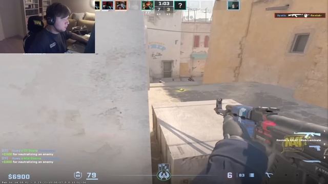 S1MPLE НЕ ПОТЕЕТ ПРОТИВ 3К ELO ИГРОКОВ, НО ВСЁ РАВНО ЛУЧШИЙ.