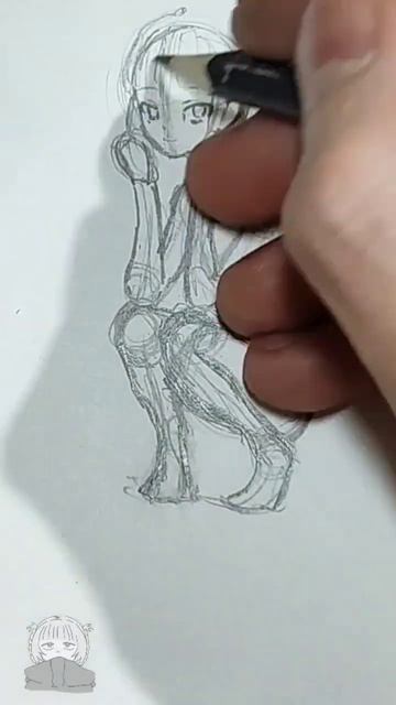 быстрый набросок№21 #аниме #манга #рисование #рисунки #рисункикарандашом #творчество #скетч#наброск смотреть онлайн