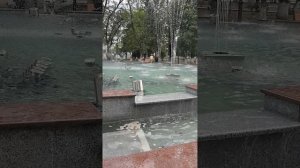 Новый фонтан на пл Ленина