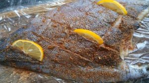 Камбала запеченная с лимоном